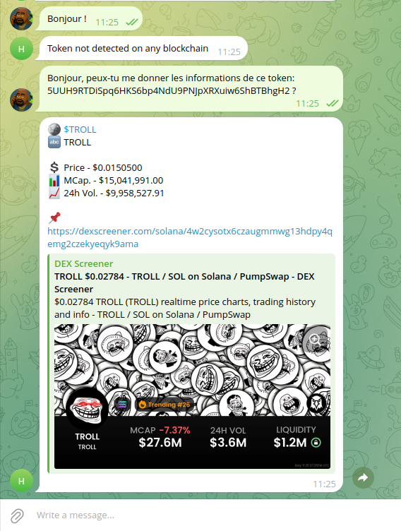 image_tooltip Capture d'écran du bot Telegram finalisé