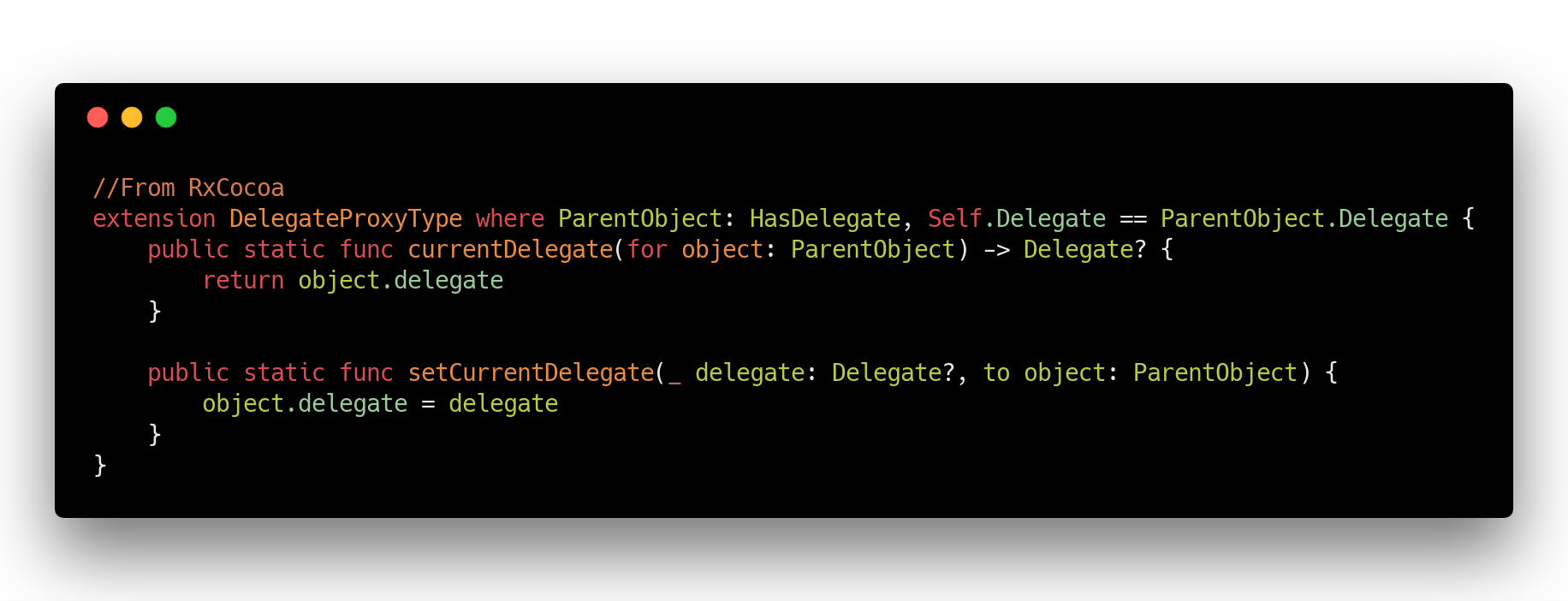 DelegateProxy-implementation