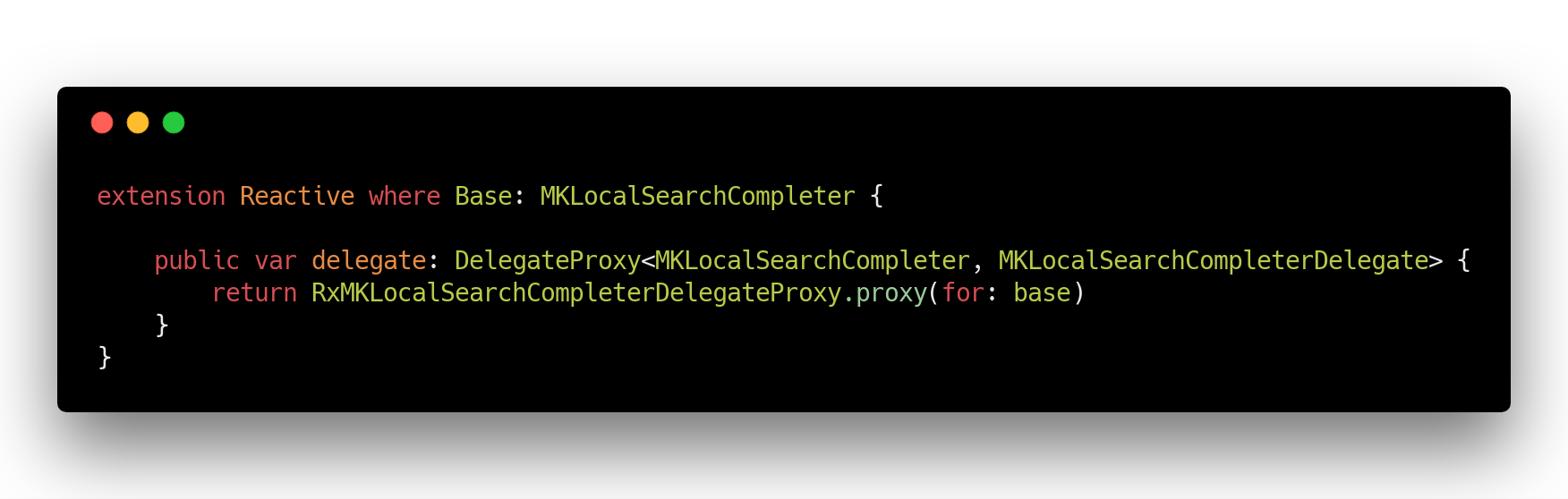 MKLocalSearchCompleterBase-Delegate