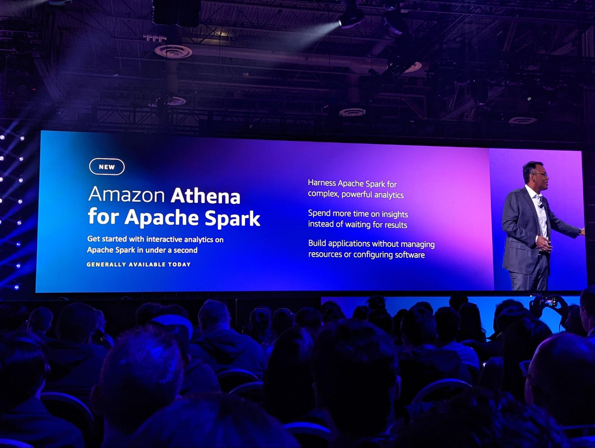 Annonce d'Amazon Athena for Apache Spark