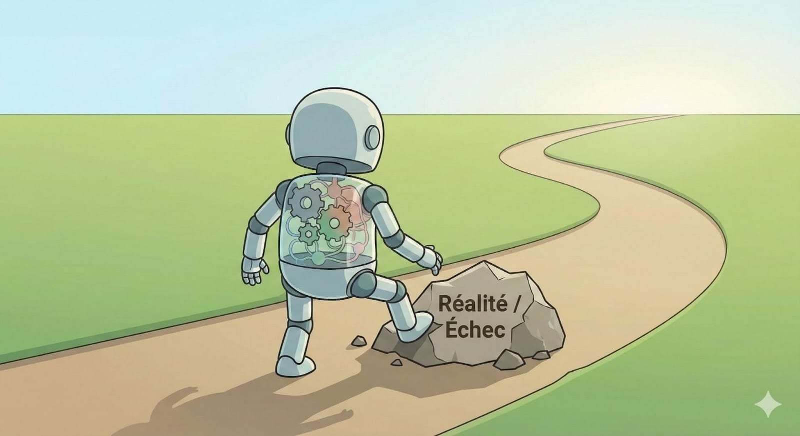 Le modèle n'a pas besoin d'un plus grand dataset. Il a besoin de tomber et de se relever.