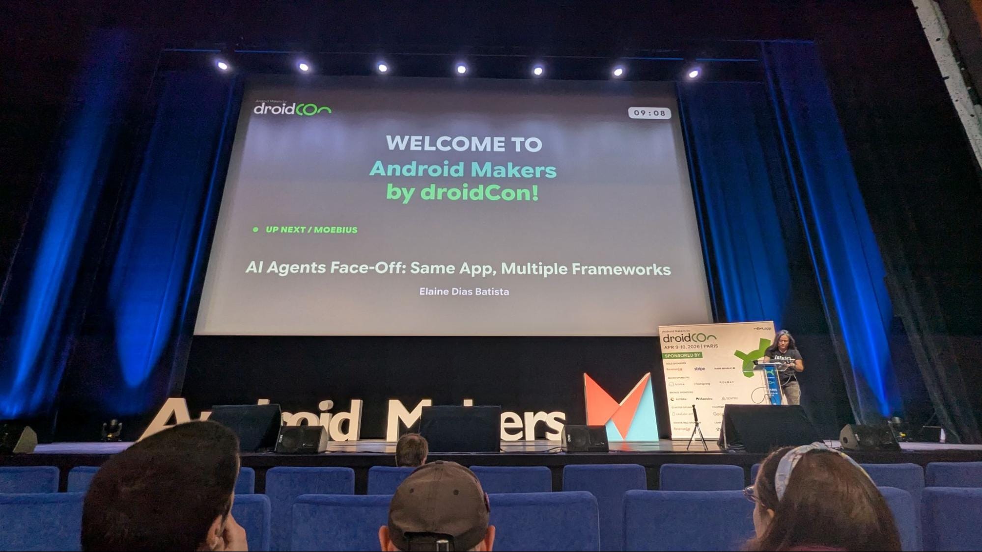 Slide de présentation du talk