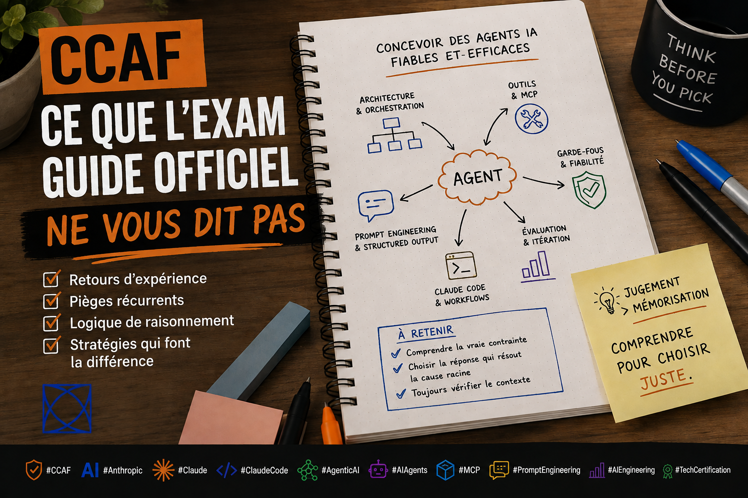 Illustration des principaux concepts abordés dans la certification CCAF.