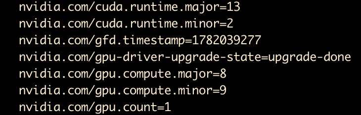 annotation nvidia sur kubernetes node