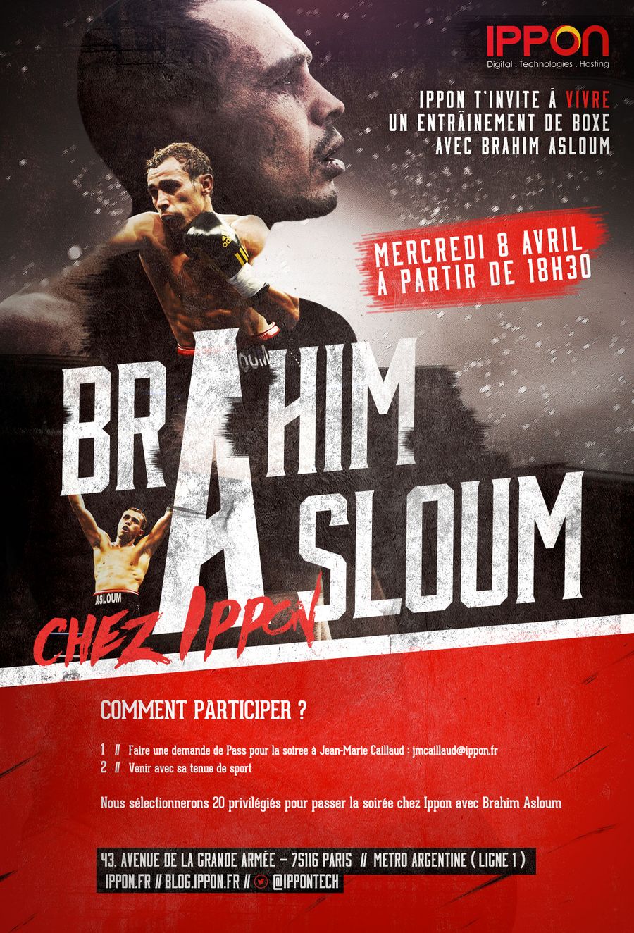 Une soirée boxe avec Brahim Asloum vue par 2 Ippon